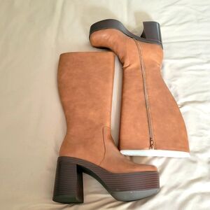Madden Girl Platform Knee High Boots